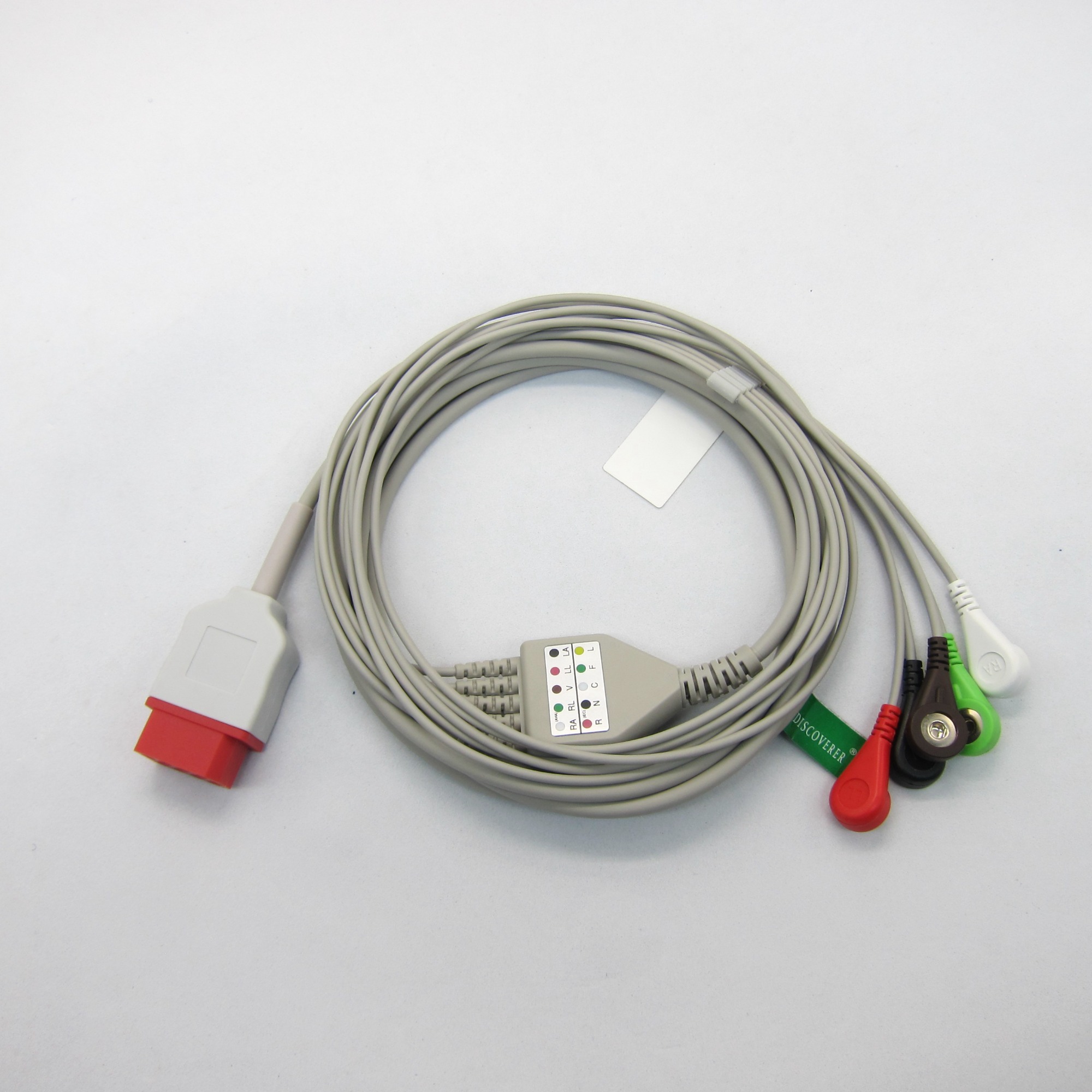 Wholesales One-piece 3 or 5 Leads Snap Or Clip ECG cable and leadwires for Biomet BM7