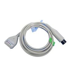 ECG Electrodes Wire Trunk Cable and 3 Or 5 Leads for Popular Din style