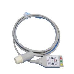 Hot sales ECG Electrodes Wire Trunk Cable for 3 Leads for PHILIP-S DEFIBRILATOR