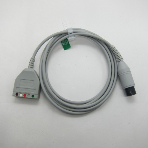 ECG Electrodes Wire Trunk Cable for 3 or 5 Leads compatible for MIDRAY MEC1000/2000 PM7000/8000/9000