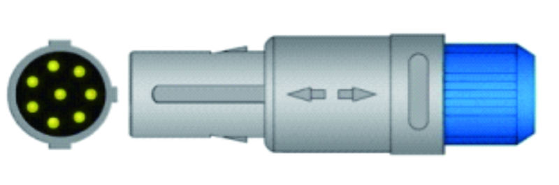 China Creat-ive Nellcor Oximax 8 Pin Single Slot Medical Oxygen Probe SPO2 Sensor for Oxygen Saustaion Sensor