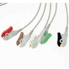 Hot sales PHILIP-S One-piece 3 or 5 Leads Snap Or Clip ECG leadwires for ECG cable machine