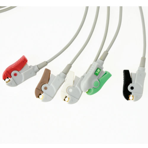 Hot sales PHILIP-S One-piece 3 or 5 Leads Snap Or Clip ECG leadwires for ECG cable machine