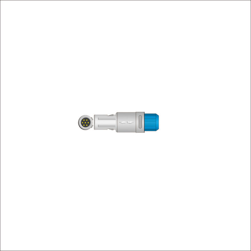 Triton 7 Pins 60 Degree Double Slot Medical Oxygen Probe SPO2 Sensor for Oxygen Saustaion Sensor