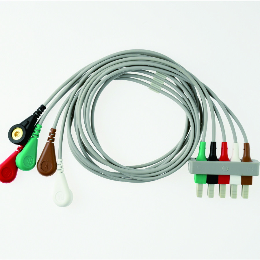 Hot sales PHILIP-S One-piece 3 or 5 Leads Snap Or Clip ECG leadwires for ECG cable machine