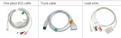 Spacelab One-piece 3 or 5 Leads Snap Or Clip ECG leadwires for ECG cable machine