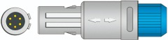 Infinity OMNI 6 Pin Double Slot Analo-g Medical Oxygen Probe SPO2 Sensor for Oxygen Saustaion Sensor