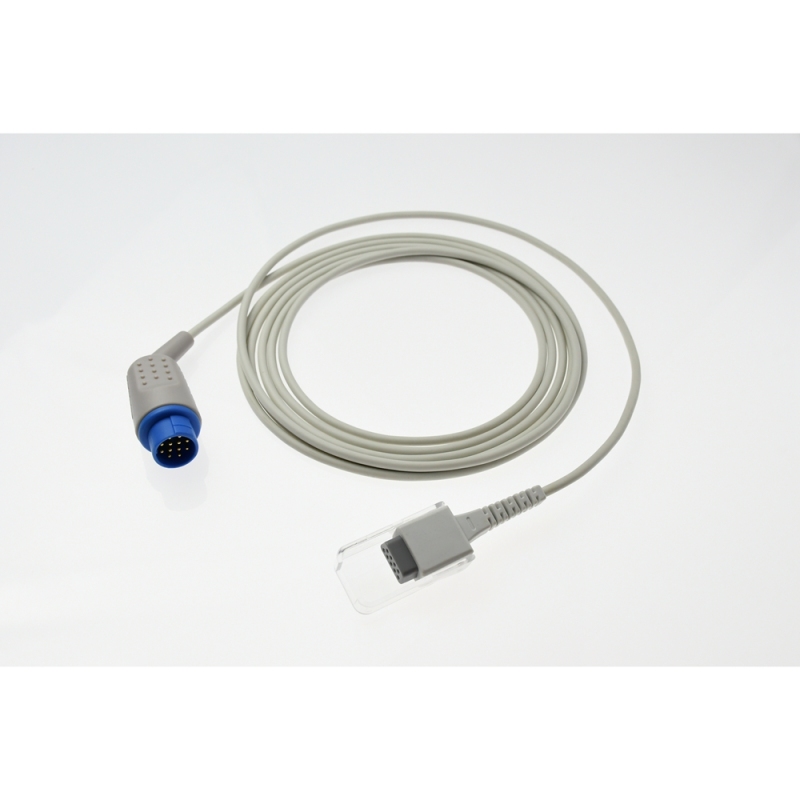 Bruker 12 Pin Medical SpO2 Extension Cable Adapter Cable For Patient Spo2 Sensor Cable for Oxygen Saustaion Sensor