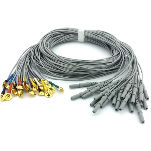 Reusable Cup/Disk Electrodes Agcl EEG leadwire For Patient Monitor