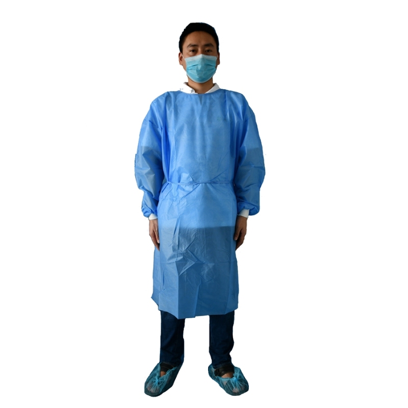 SMS 45 GSM Medical Back-open Isolation Gown Above Level 3