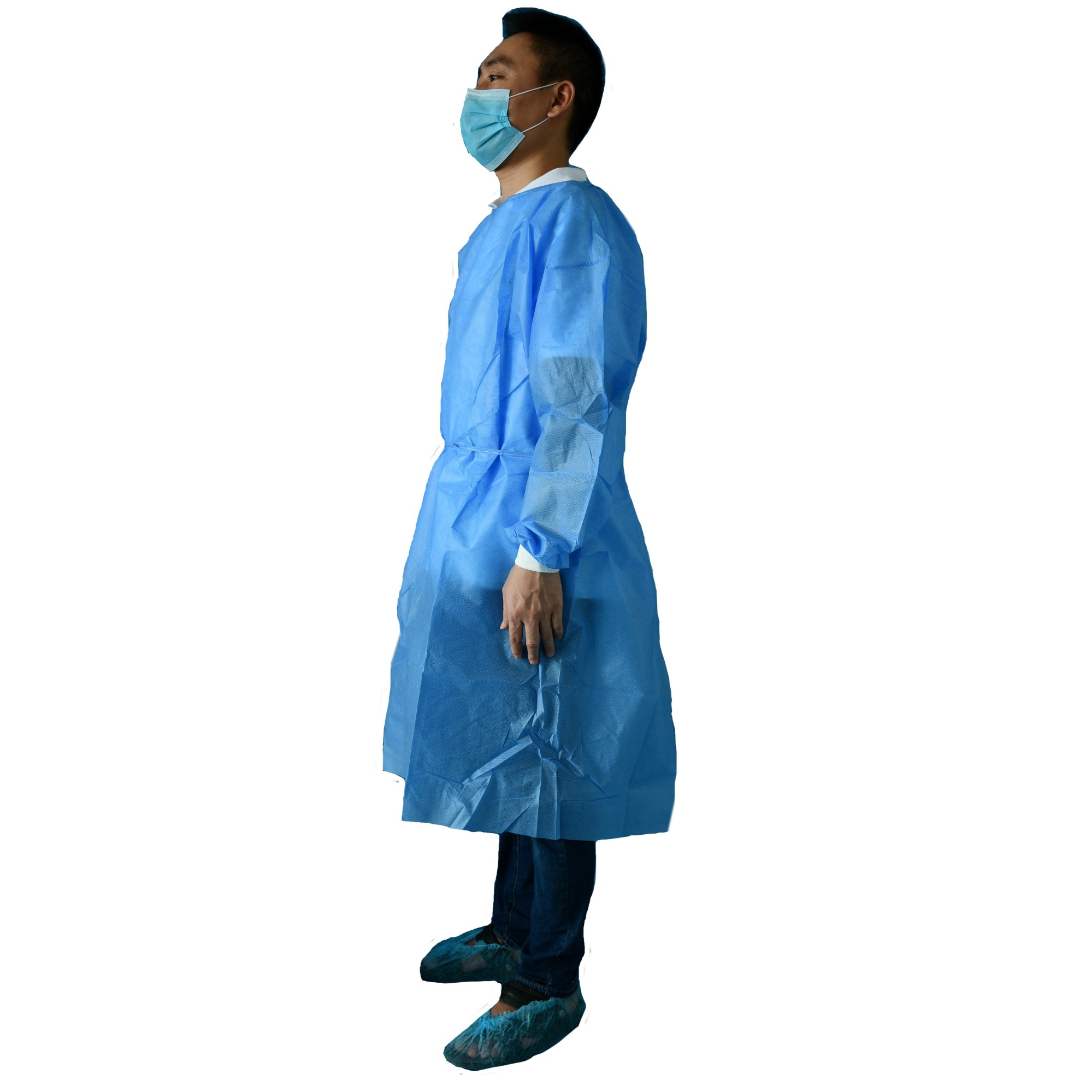 SMS 45 GSM Medical Back-open Isolation Gown Above Level 3