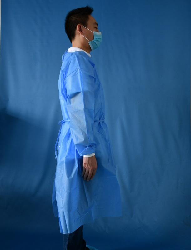 SMS 45 GSM Medical Back-open Isolation Gown Above Level 3