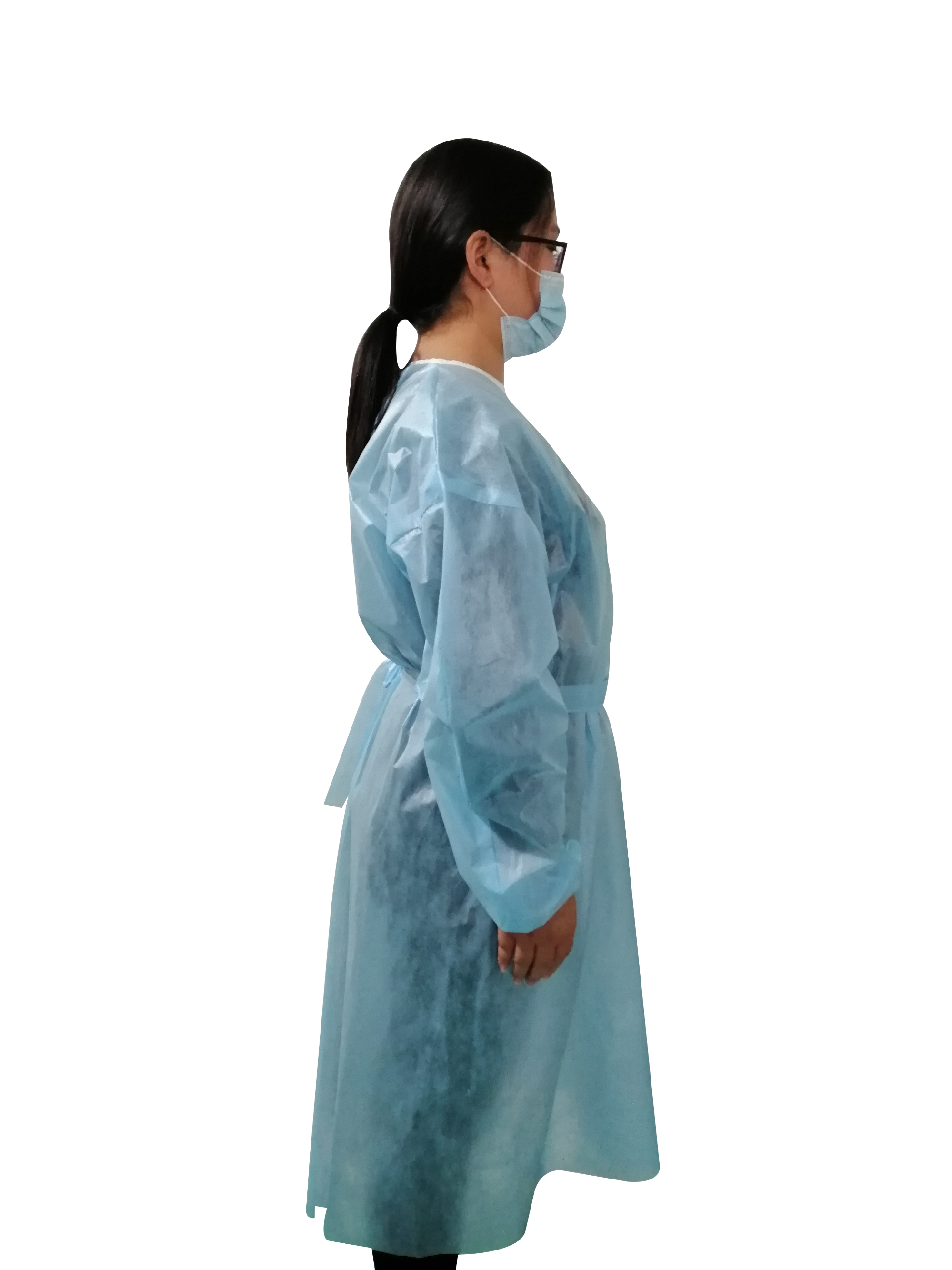 SF 35 GSM Medical Back-open Isolation Gown