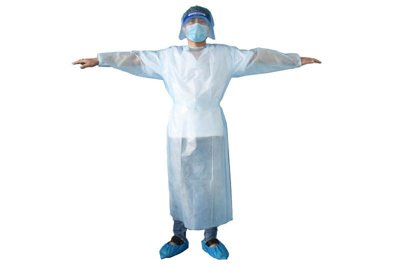 SF 35 GSM Medical Back-open Isolation Gown