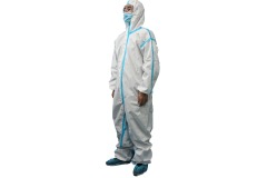 SF 65 GSM Medical Disposable Isolation Coverall With Sealing Strip