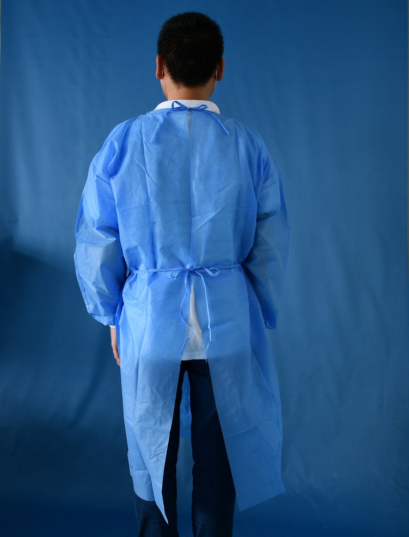 SMS 45 GSM Medical Back-open Isolation Gown Above Level 2