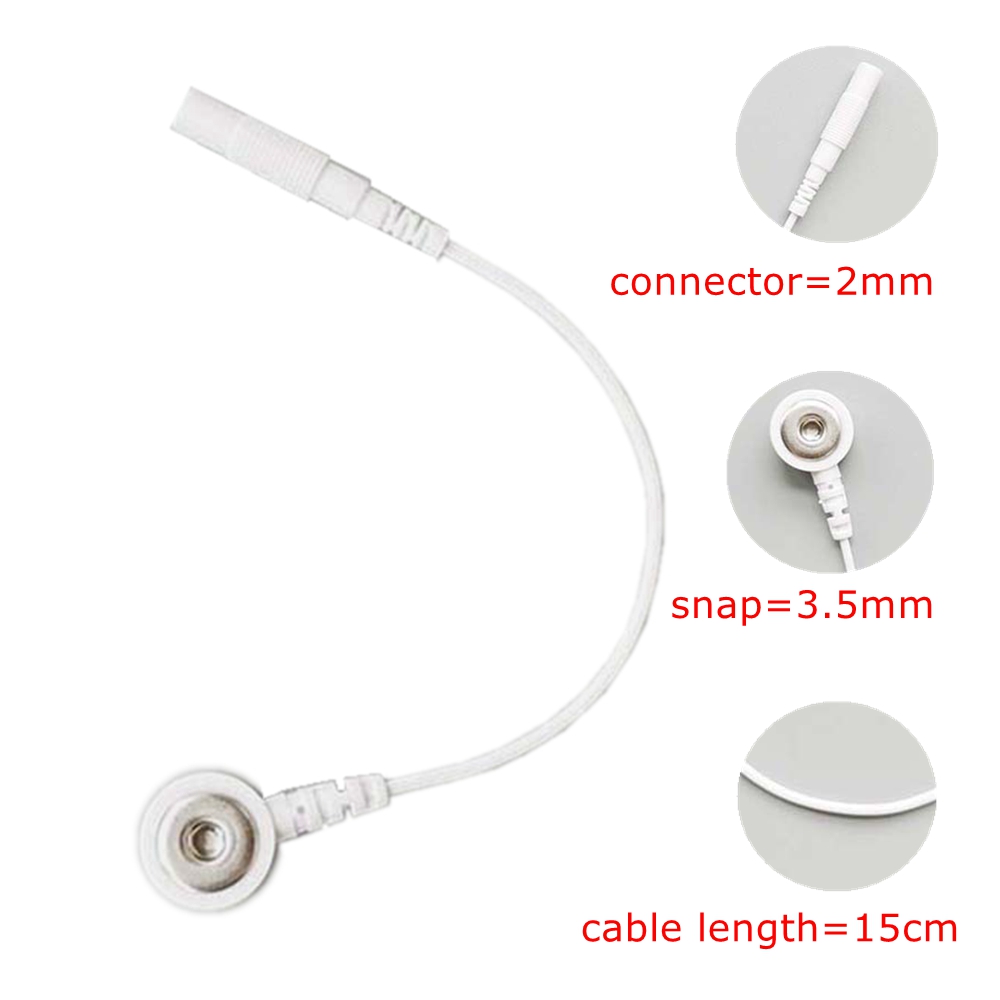 Electrode Pad Lead Wires Cable For Body Therapeutic apparatus Low Medium Frequency Electrotherapy Therapeutic Apparatus Cable