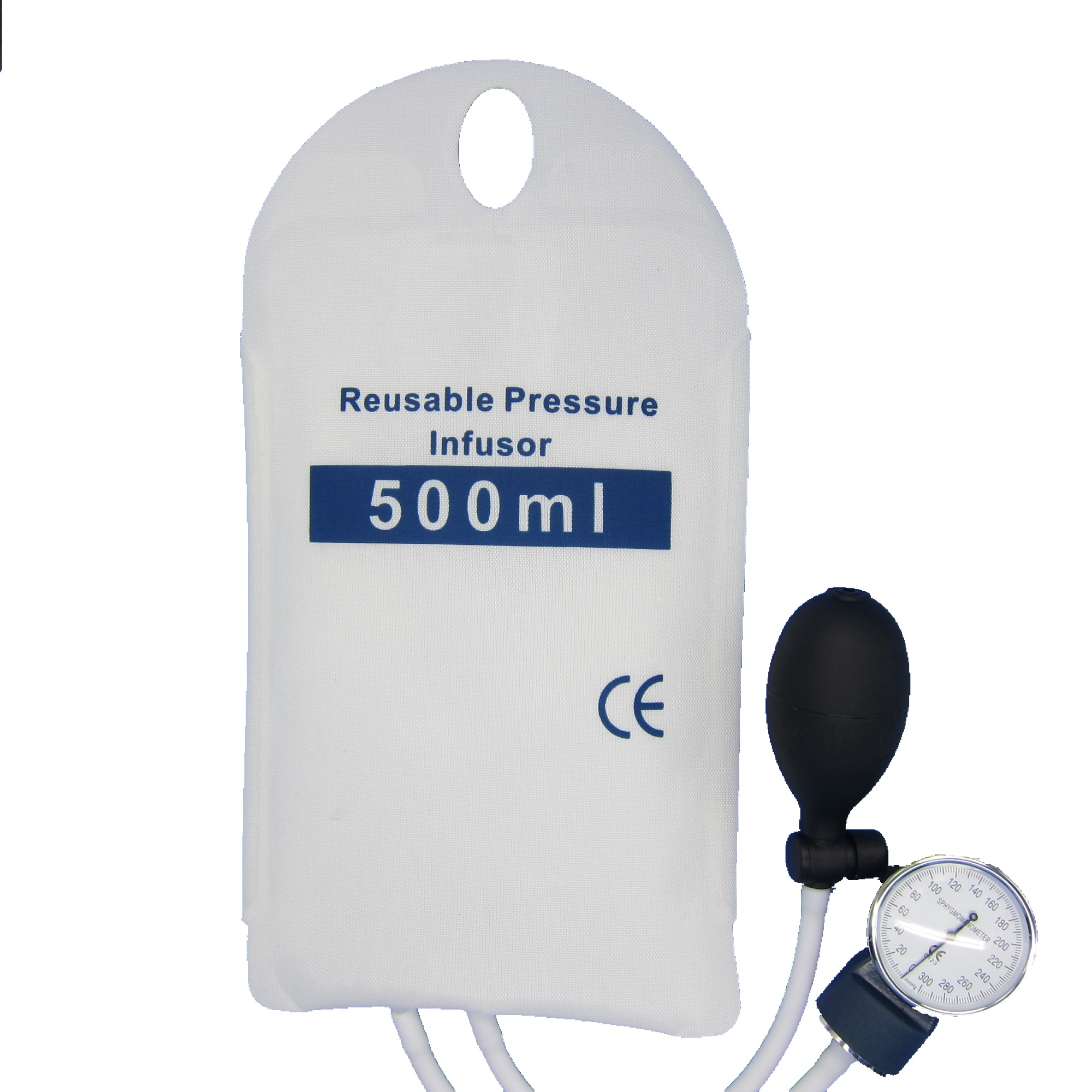 Pressure Infusion Bag With Gauge And Bulb Pulse Injection For Emergence Pulse Injection Patient Monitor