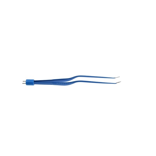 Disposable Bipolar Forcep,AHA, Blue nylon coated