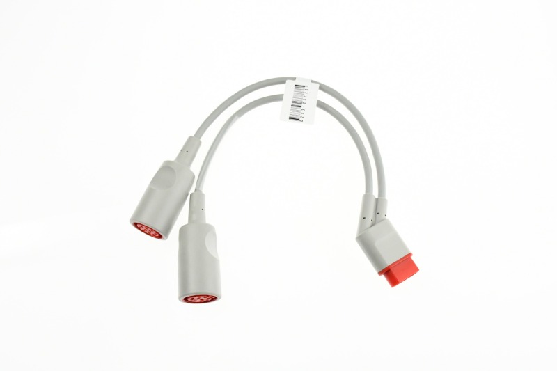 IBP Cable Two-way IBP Transducer Cable Adapter For Siemens Drager Patient Monitor