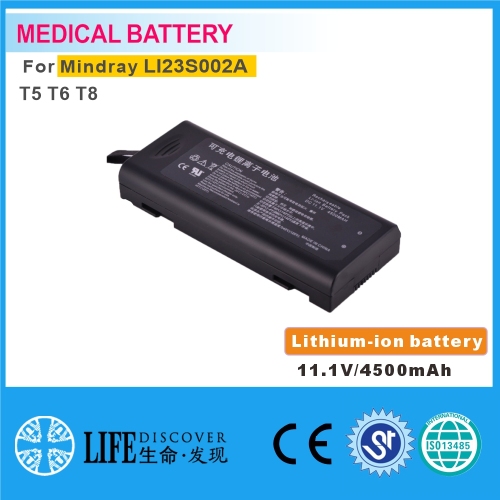 Lithium-ion battery 11.1V 4500mAh compitable for MIDRAY T5 T6 T8 LI23S002A patient monitor