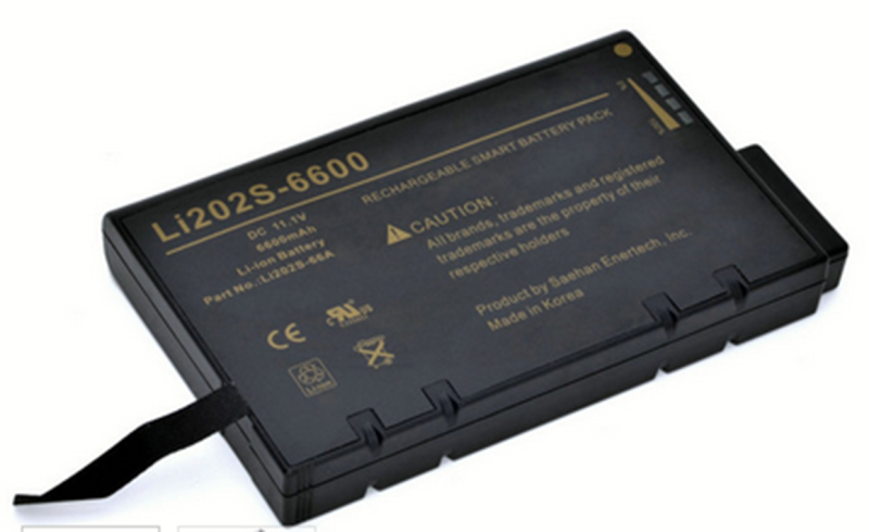 Lithium-ion battery 11.1V 6.6AH GOLDWAY G80 ME202C G50 G60 Version 6.08 patient monitor