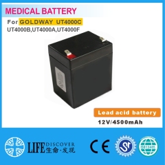 Lead-acid battery 12V 4500mAh GOLDWAY UT4000C,UT4000B,UT4000A,UT4000F patient monitor