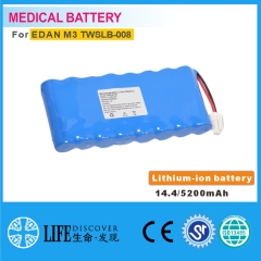 Lithium-ion battery 14.4V 5200mAh EDAN M3 TWSLB-008 patient monitor