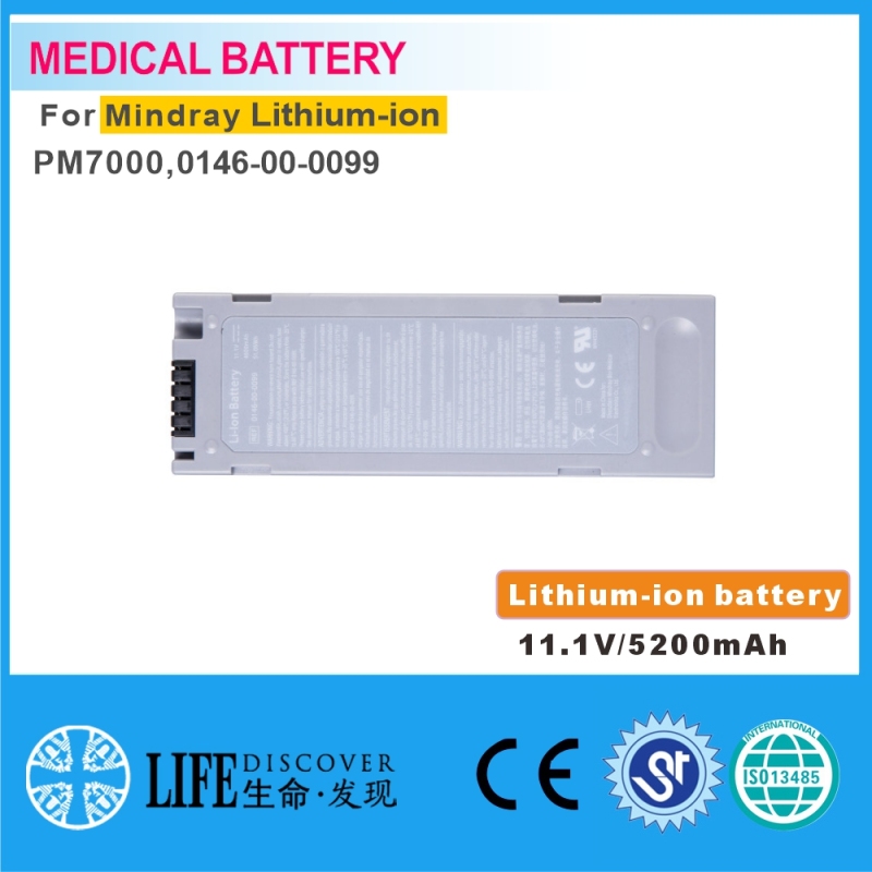 Lithium-ion battery 11.1V 5200mAh MINDRAY PM7000,0146-00-0099 Lithium-ion patient monitor
