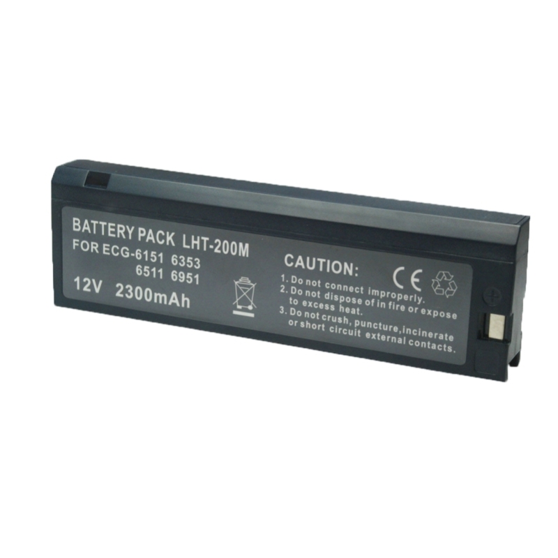 Lithium-ion battery 11.1V 5200mAh NIHON KOHDEN ECG-6851K,6511, 6551,9120 EKG machine
