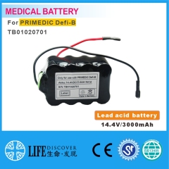 Lead-acid battery 14.4V 3000mAh PRIMEDIC Defi-B,TB01020701 difibrillator