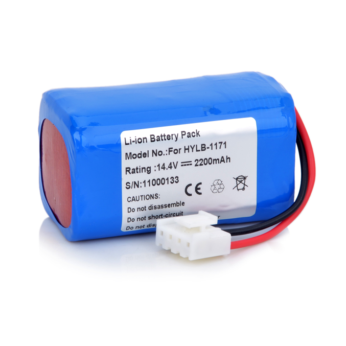 Lithium-ion battery 14.4V/14.8 2600mAh ZONCARE HYLB-1171,ZQ-1206,Eton ECG-6A