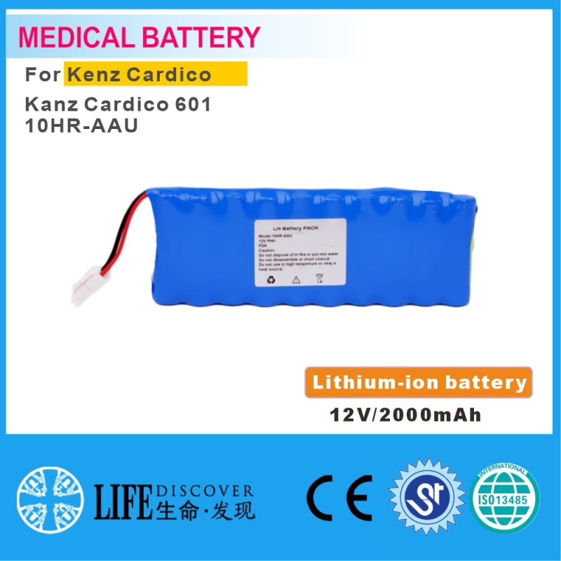 NI-MH battery 12V 2000mAh Kenz Cardico Kanz Cardico 601,10HR-AAU EKG machine