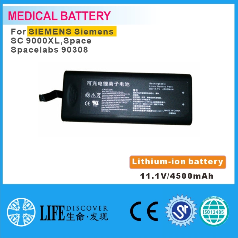 Lithium-ion battery 11.1V 4500mAh SIEMENS Siemens SC 9000XL,Space Spacelabs 90308 patient monitor