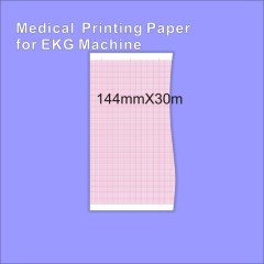 Medical thermal paper 144mm*30m For patient monitor no sheet Kanz 302，RXJ803,Dongjiang 1206 5rolling pack