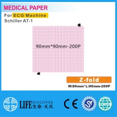 Medical thermal paper 90mm*90mm-200P For ECG Machine Schiller AT-1 5 books packing