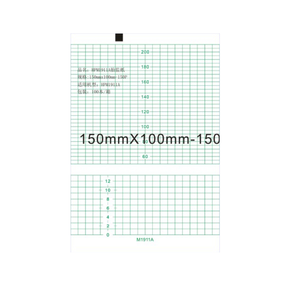 Medical thermal paper For 150mm*100mm-150P Fetal Monitor HP M1911A 5 books packing