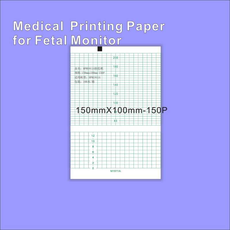 Medical thermal paper For 150mm*100mm-150P Fetal Monitor HP M1911A 5 books packing