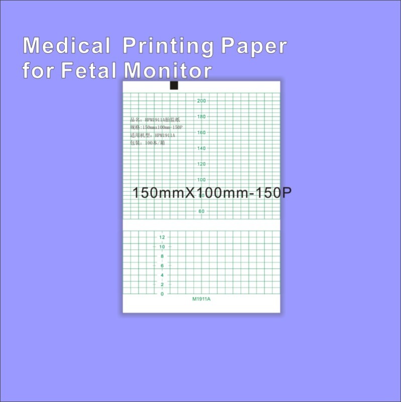 Medical thermal paper For 150mm*100mm-150P Fetal Monitor HP M1911A 5 books packing