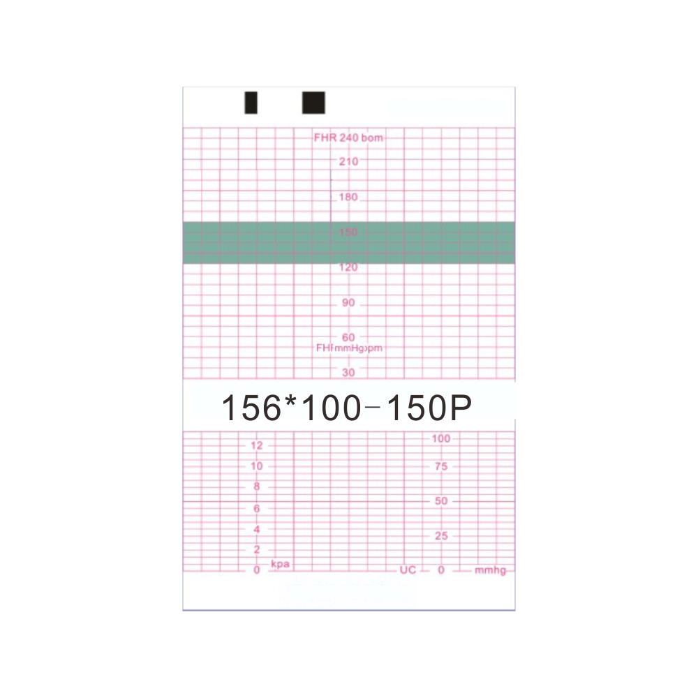 Medical thermal paper 156mm*100mm-150P For Fetal Monitor SUNRAY K9 5 books packing