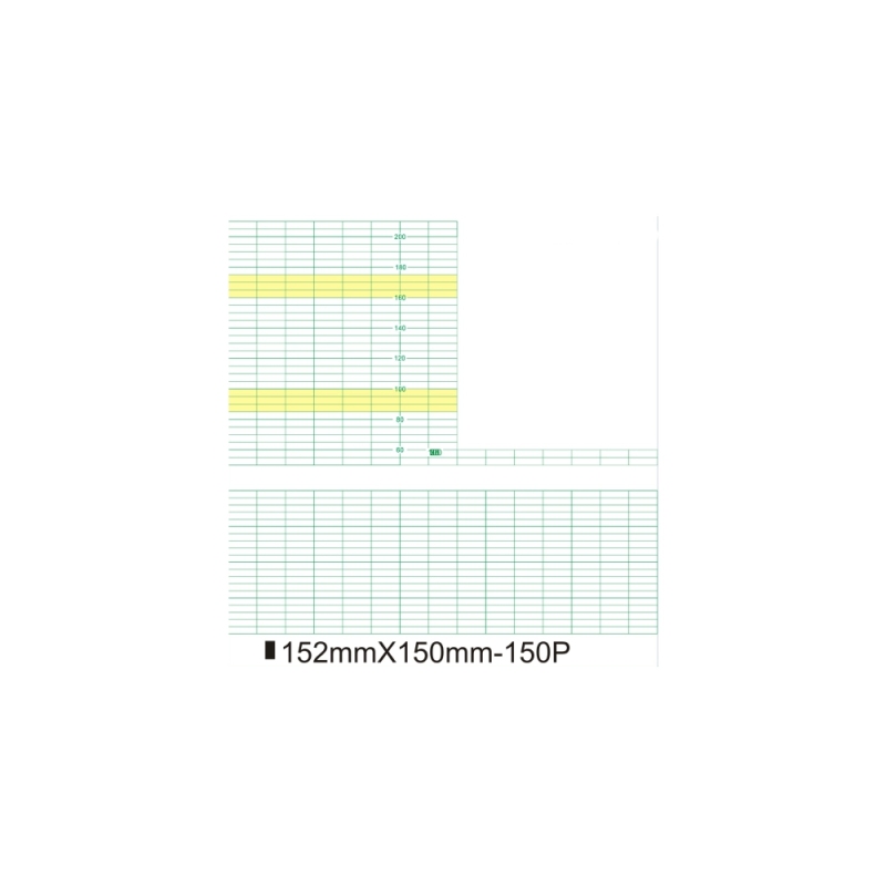 Medical thermal paper 152mm*150mm-150P For Fetal Monitor Japan DJ MT325 5 books packing