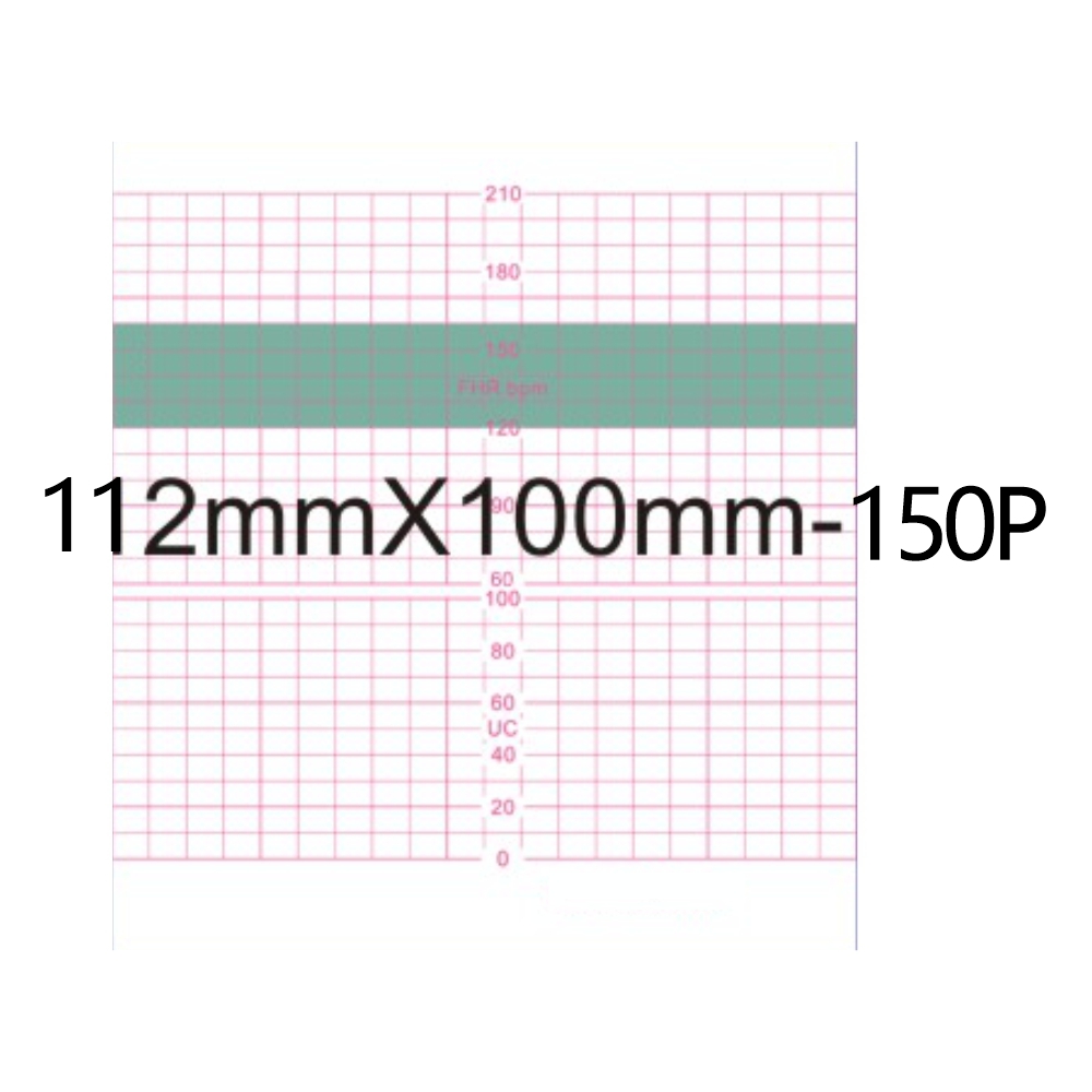 Medical thermal paper 112mm*100mm-150P For Fetal Monitor Goldway UT-3000A/UT4000A 5 books packing