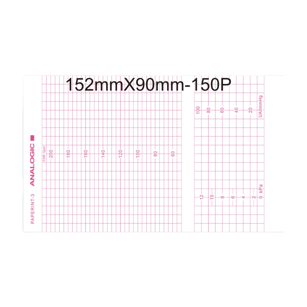 Medical thermal paper 152mm*90mm-150P For Fetal Monitor Anke 3000 Corometics 126/GE/171 5 books packing