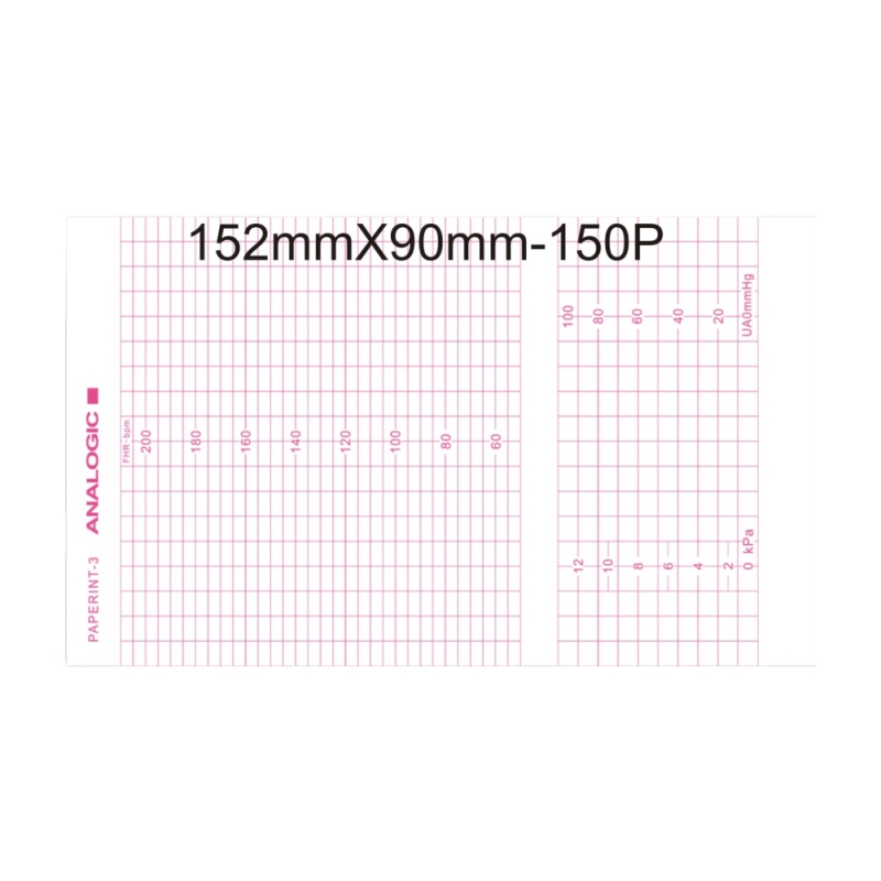 Medical thermal paper 152mm*90mm-150P For Fetal Monitor Anke 3000 Corometics 126/GE/171 5 books packing