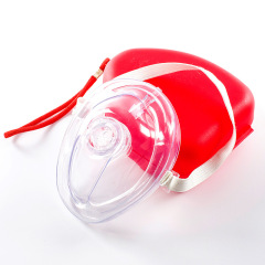 Professional First Aid CPR Breathing Mask Protect Rescuers Training Artificial Respiration Reusable With One-way Valve Tools