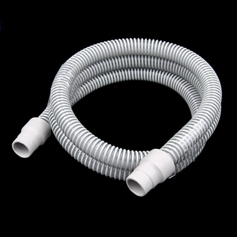 Breathing Mask Flexible Connect Hose, CPAP Pipe, Apparatus Shrink Tubing for Sleep Apnea Snoring, 180cm Tube