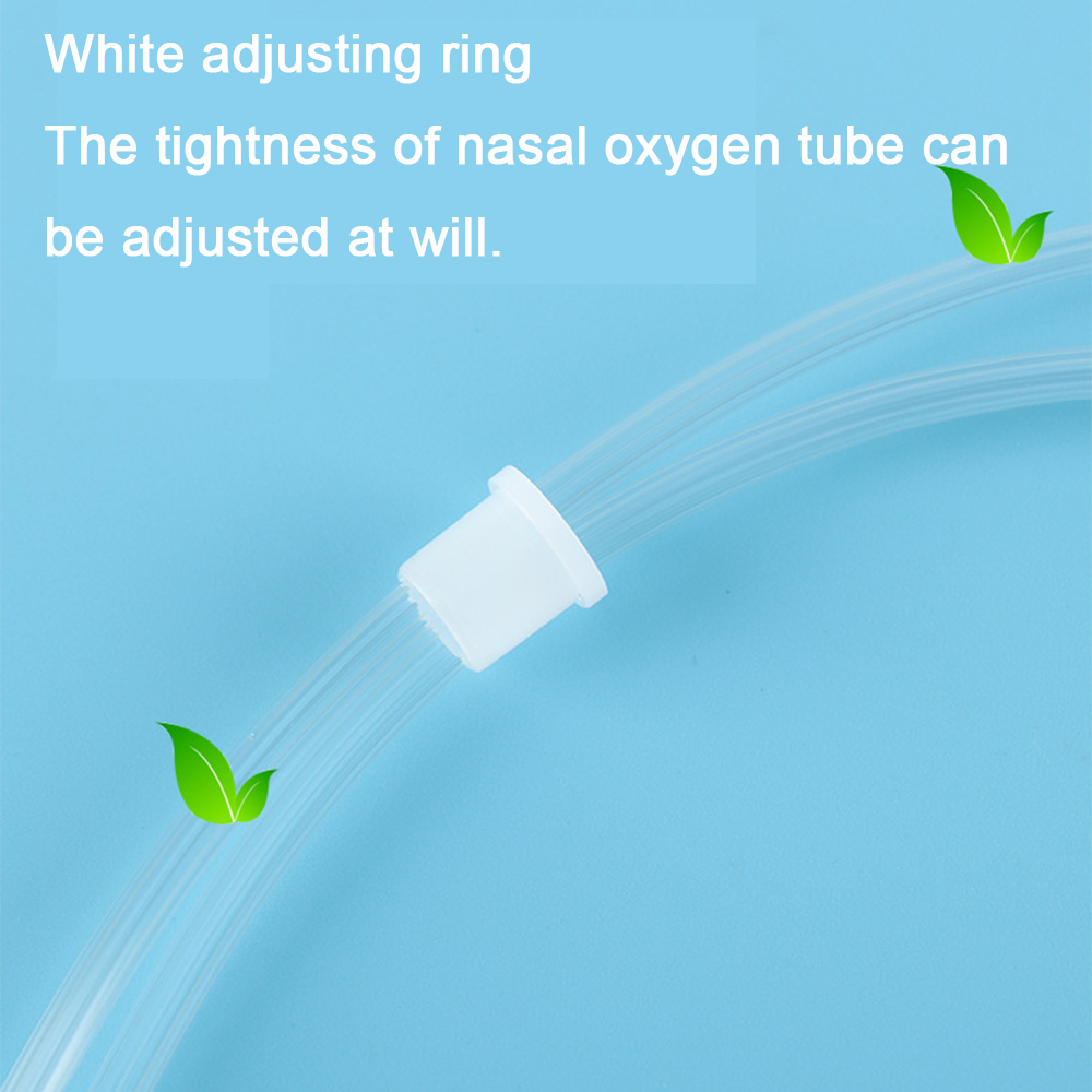 Universal Disposable High Flow Nasal Oxygen Cannula, PVC Nasal Oxygen Tube, Oxygen Hose Tubing with Tapered Nasal Prongs