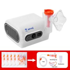 Compressed Micron Particle Nebulizer With Accessories 5pack Mask Low Noise Mist System Breathing Naturally Easy Absorb Inhaler