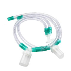 Disposable Clear Medical Breathing Circuit with Water Trap High Temperature Sterilization Corrugated Tube Gel Threaded Pipe