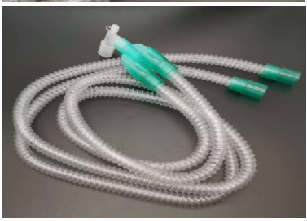 Disposable Clear Medical Breathing Circuit High Temperature Sterilization Gel Threaded Pipe Corrugated Tube